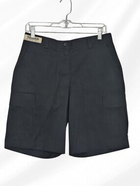 *Edwards Black Cargo Shorts Womens Size 8